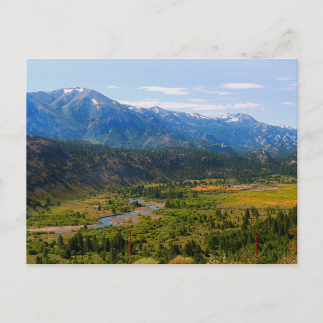 Carte Postale Route 108 Sonora Pass (Devant)