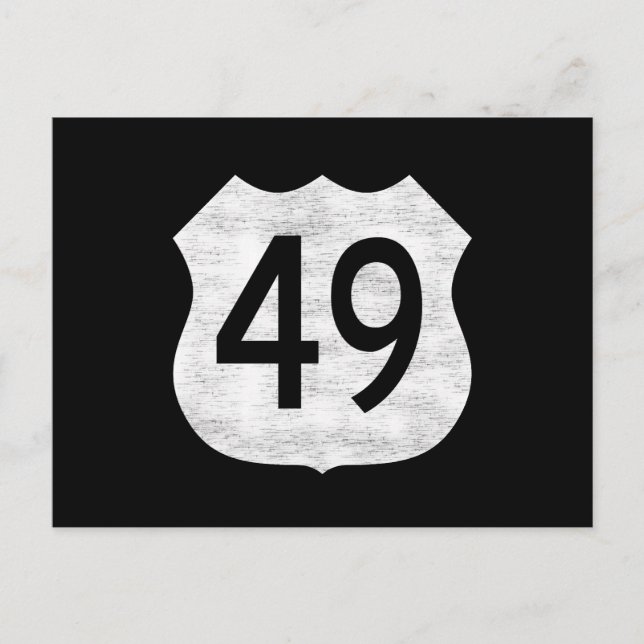 Carte Postale Route 49 (Devant)