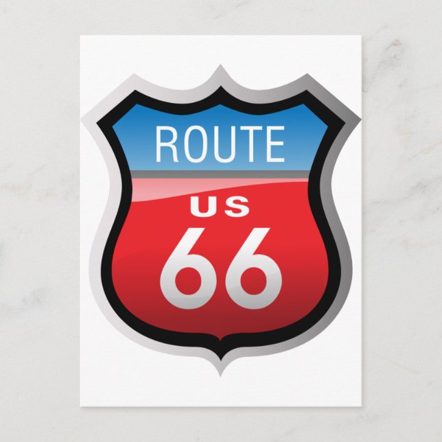 Carte Postale Route 66 (Devant)