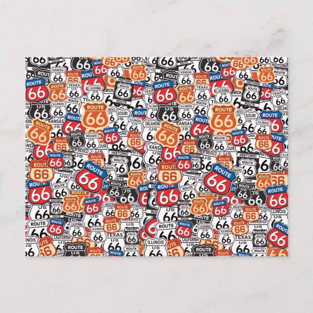 Carte Postale Route 66 (Devant)