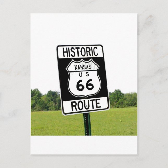 Carte Postale Route 66 (Devant)