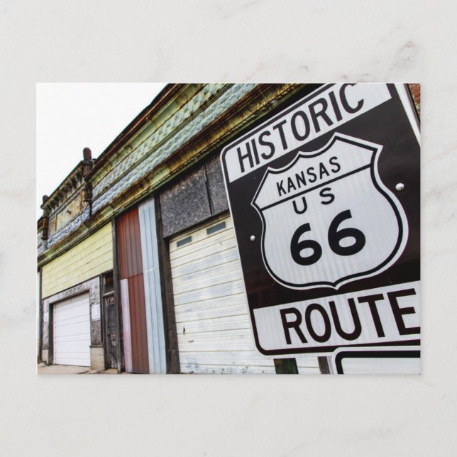 Carte Postale Route 66 (Devant)