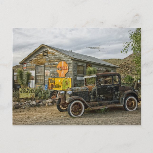 Carte Postale Route 66 Arizona Antique shop (Devant)