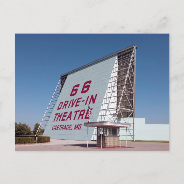 Carte Postale Route 66, Carthage, Missouri  (Devant)