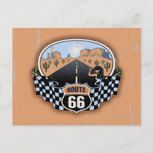 Carte Postale Route 66 Désert