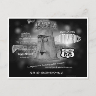 Carte Postale Route 66 Giganticus Headicus