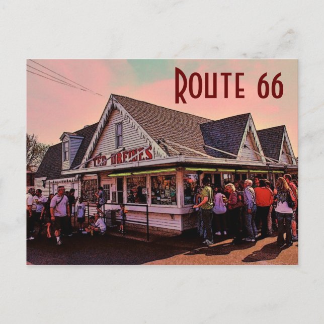 Carte postale Route 66 (Missouri) (Devant)