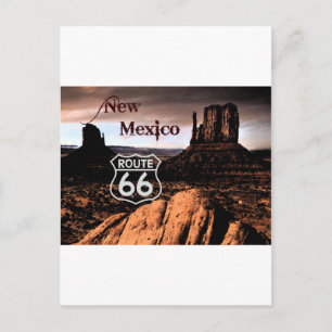 Carte Postale Route 66 Nouveau-Mexique