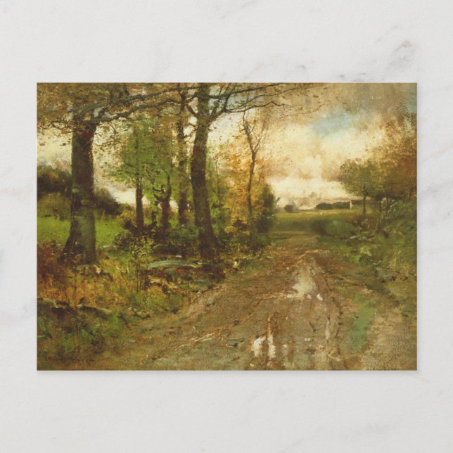 Carte Postale Route à travers les bois (Devant)