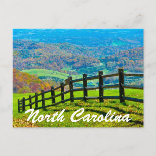 Carte Postale route carolina-bleu
