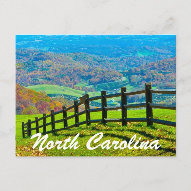 Carte Postale route carolina-bleu (Devant)