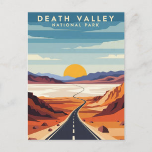 Carte Postale Route dans le parc national de Death Valley Souven