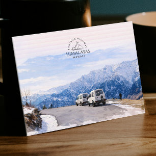 Carte Postale Route de Rohtang Himalaya, Manali   Aquarelle