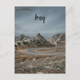 Carte Postale Route en Irak