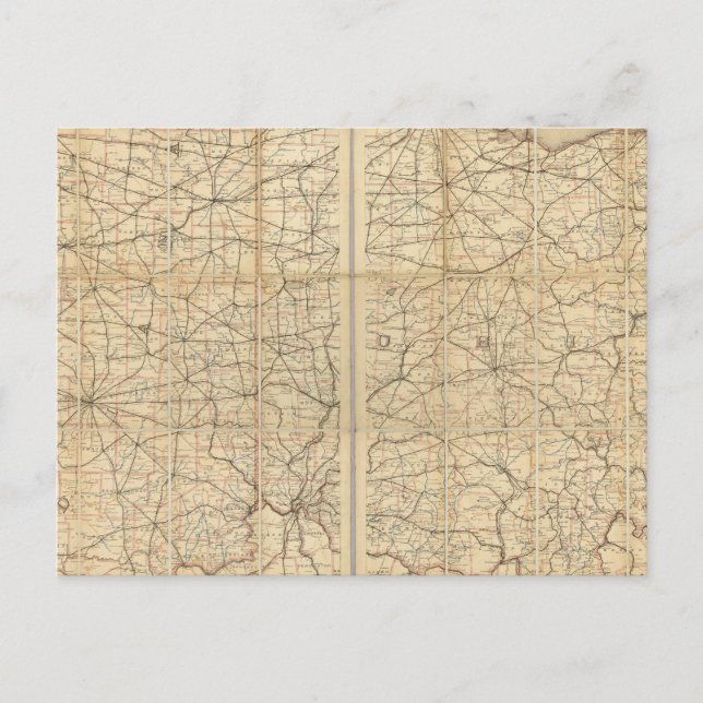 Carte Postale Route postale de l'Ohio (Devant)