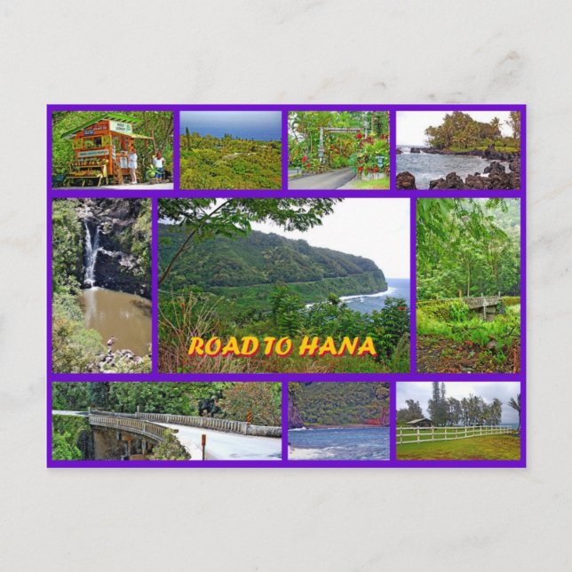 Carte Postale Route vers Hana (Devant)