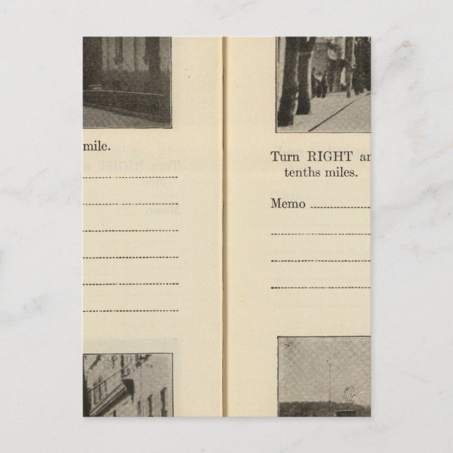 Carte Postale Routes automobiles, NY (Devant)