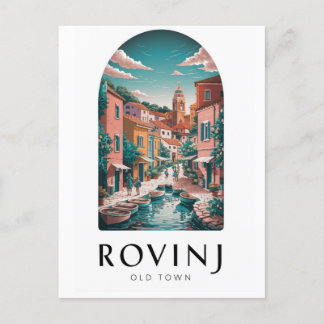 Carte postale Rovinj Croatia VintageTravel