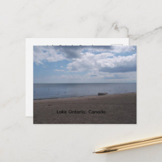 Carte Postale Rowboat at Lake Ontario postcard