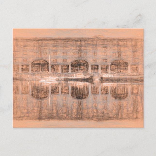 Carte Postale Royal Albert Dock Liverpool da Vinci (Devant)