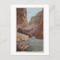 Royal Gorge, CO - Vue du train le long de la riviè