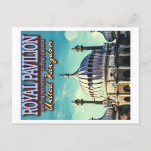CARTE POSTALE ROYAL PAVILION - BRIGHTON ANGLETERRE - ROYAUME-UNI