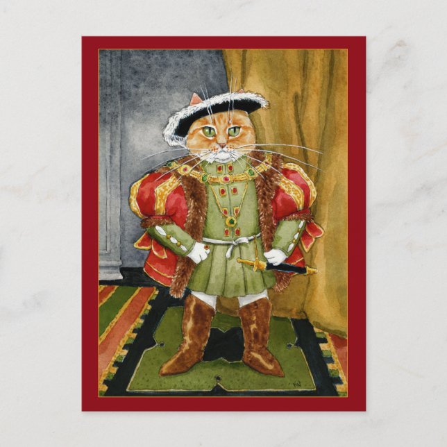 Carte postale royale du roi Henry VIII (Devant)