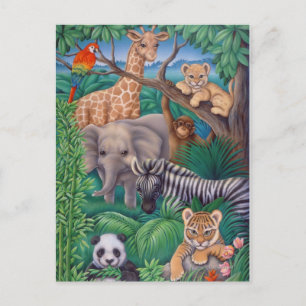 Carte Postale Royaume animal