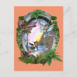 Carte Postale Royaume des fées