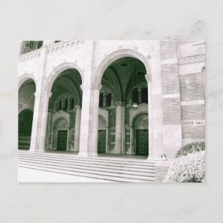 Carte Postale Royce Hall noir et blanc