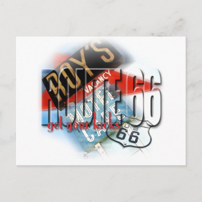 Carte Postale Roy's Cafe Motel - Route 66 (Devant)