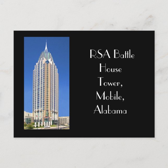Carte Postale RSA Battle House Tower, Mobile, Alabama (Devant)