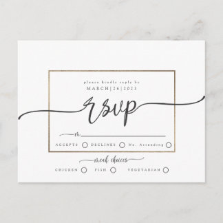 Carte Postale rsvp
