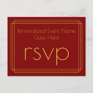 Carte postale RSVP