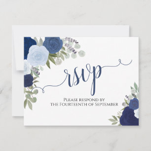 Carte postale RSVP de mariage téléchargeable Roses