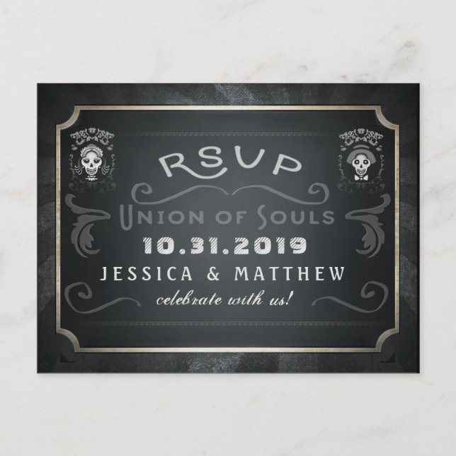 Carte postale RSVP Halloween Union of Souls corres (Devant)