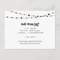 Carte postale RSVP pour Sushi Funky & Fun - Kraft