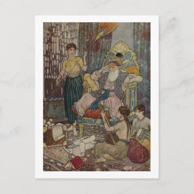 Carte Postale Rubaiyat de Dulac (Devant)