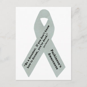 Carte Postale Ruban de sensibilisation de Parkinson