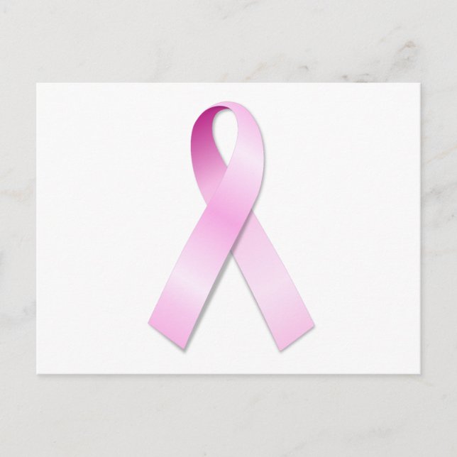 Carte Postale Ruban rose (Devant)