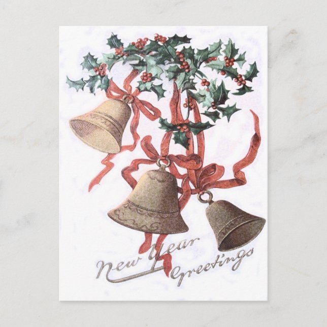Carte Postale Ruban rouge Holly Bell (Devant)