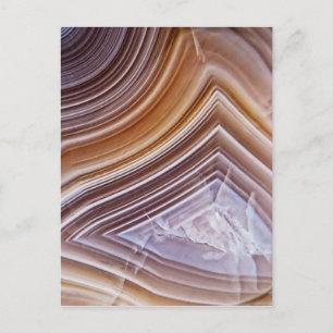Carte Postale Rubans au chocolat Agate