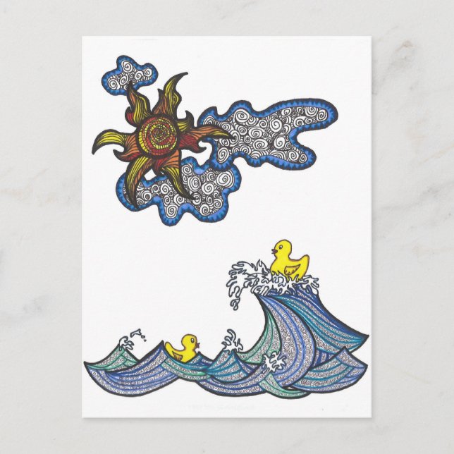 Carte Postale Rubber Ducky (Devant)