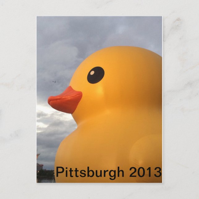 Carte Postale Rubber Ducky Pittsburgh (Devant)