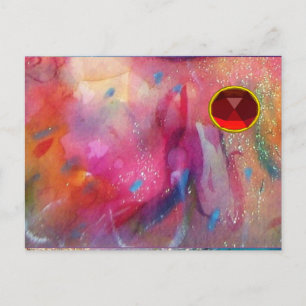 CARTE POSTALE RUBY ABSTRAIT