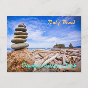 Carte Postale Ruby Beach - Parc national olympique