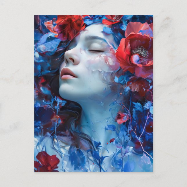 Carte Postale Ruby et Periwinkle Imaginaire femme (Devant)