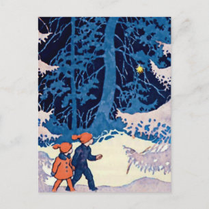 Carte Postale Rudolf Koivu "Frère et Soeur"