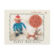 Carte postale Rudolph & Friends Holiday (personnal