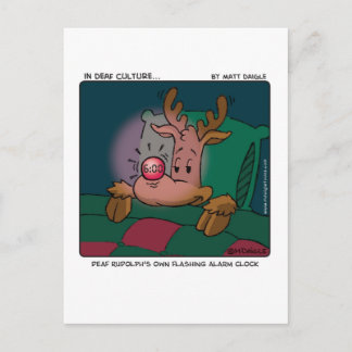 Carte Postale Rudolph sourd